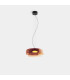Levels Twin Dome 42cm Dome Pendant Ceiling Light Black Amber LED 19W CCT 2700-3000-4000K Phase Cut Dimming
