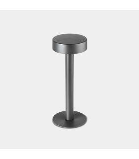 Orbit Rechargeable Covered Integrated LED Table Lamp Urban Grey 1.5W 3000K IP65 Touch Dimming