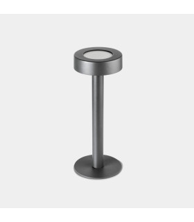 Orbit Rechargeable Big Opening Top Integrated LED Table Lamp Urban Grey 1.5W 2700K IP65 Touch Dimming