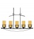 5 Light Ceiling Island Pendant Bar Bronze, E27 - 1