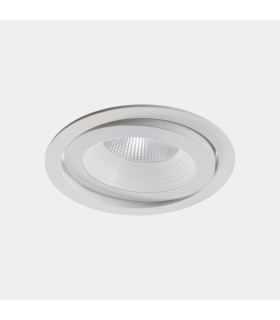 Dako 20cm Outdoor Recessed Downlight White LED 20W 3000K IP66 On-Off