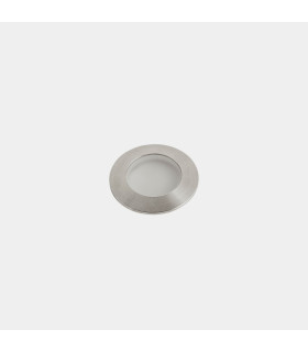 Rim 2cm Outdoor Recessed Ground Light Stainless Steel Sandblasted LED 0.5W 2700K IP66-1