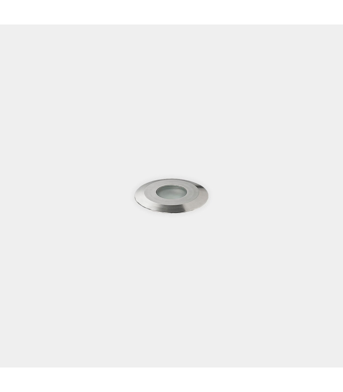 Gea 6cm Outdoor Recessed Ground Light Aluminum Matt LED 1W 3000K IP65