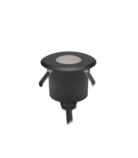 Senya Outdoor Recessed Ground Light 4cm Black Tinted LED 1.2W 3000K IP65 On-Off-1