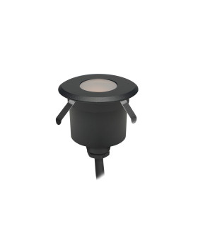 Senya Outdoor Recessed Ground Light 5.9cm Black Tinted LED 2.2W 3000K IP65 On-Off-1