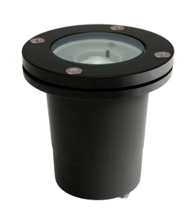 Tidian Outdoor Recessed Ground Light Black LED 3.8W 3000K IP65 On-Off-1
