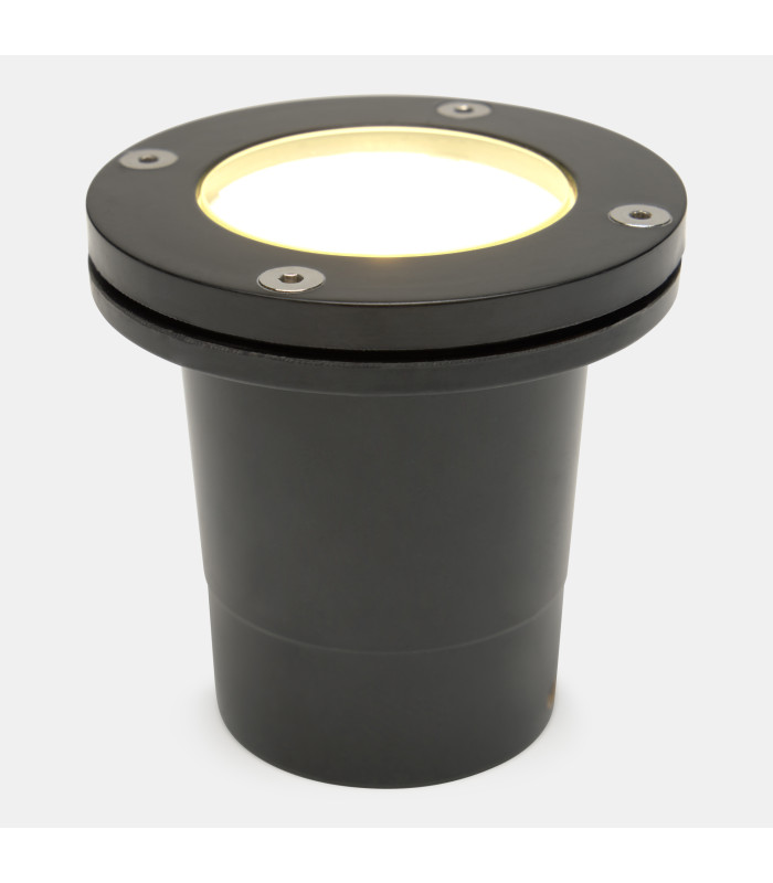 Tidian Outdoor Recessed Ground Light Black LED 3.8W 3000K IP65 On-Off-3