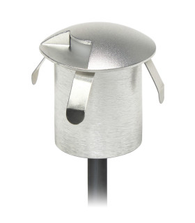 Senya One Directional Outdoor Recessed Ground Light Aluminium LED 1.2W 3000K IP65 On-Off-1