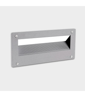 Micenas Outdoor Recessed Wall Lamp Urban Grey LED 6.2W CCT 2700-3200-4000K IP66 On-Off