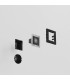 Click Outdoor Recessed Wall Lamp Black LED 1.4W 2700K IP65 On-Off-3