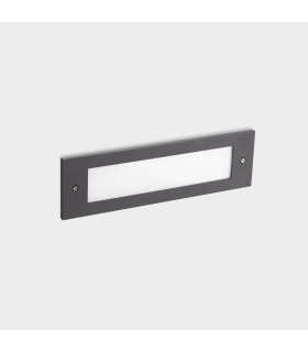 Micenas Outdoor Recessed Wall Lamp Urban Grey Matt LED 10.3W CCT 2700-3200-4000K IP66 On-Off