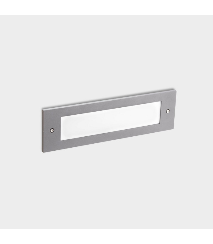 Micenas Outdoor Recessed Wall Lamp Grey Matt LED 10.3W CCT 2700-3200-4000K IP66 On-Off