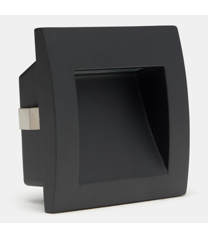 Zilo Outdoor Recessed Wall Lamp Black LED 3.6W CCT 2700-3200-4000K IP65 On-Off-1