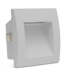 Zilo Outdoor Recessed Wall Lamp Grey LED 3.6W CCT 2700-3200-4000K IP65 On-Off-1