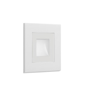 Click Outdoor Recessed Wall Lamp White LED 1.4W 3000K IP65 On-Off