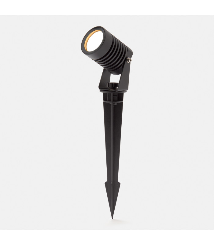 Vista Outdoor Spike Black Faceted LED 4.9W 3000K IP65 On-Off-3