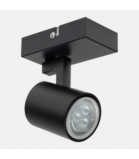 Kaplan Single Spotlight Black GU10 8W-2