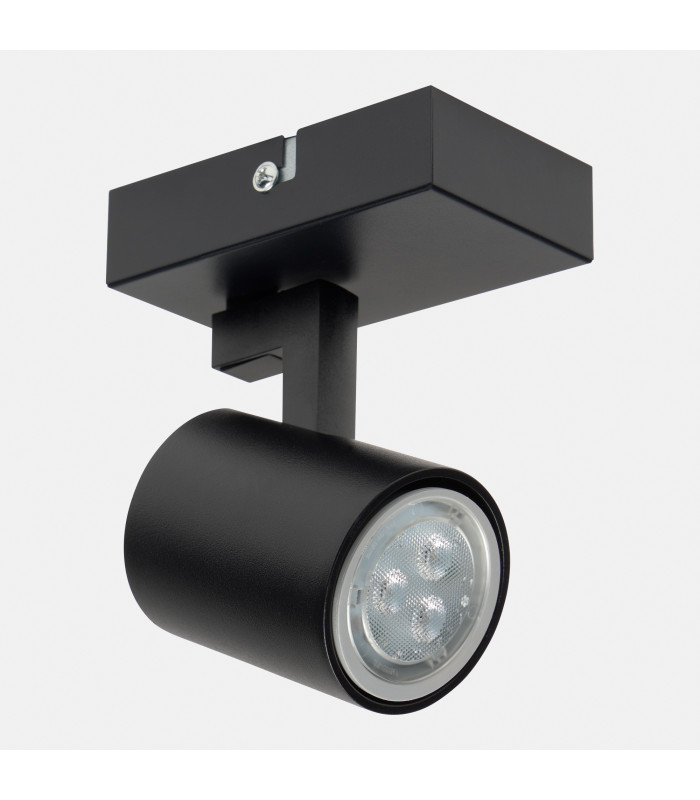 Kaplan Single Spotlight Black GU10 8W-2