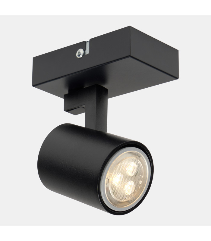 Kaplan Single Spotlight Black GU10 8W-3
