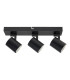 Kaplan Ceiling Spotlight Bar Black GU10 24W-1