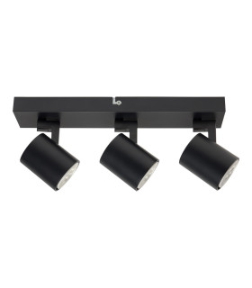 Kaplan Ceiling Spotlight Bar Black GU10 24W-1