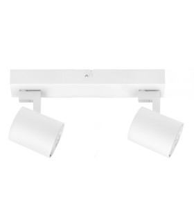 Kaplan Twin Ceiling Spotlight White GU10 16W