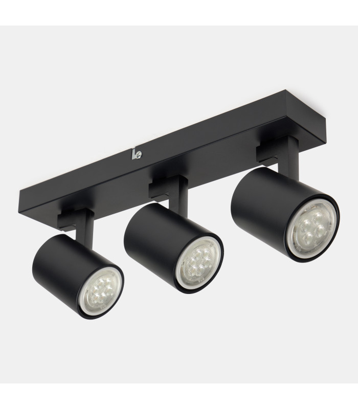 Kaplan Ceiling Spotlight Bar Black GU10 24W-2