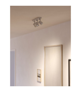 Kaplan Twin Ceiling Spotlight Black GU10 24W-2