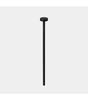 Orbit Covered Outdoor Lamp Posts Black LED 24W CCT 2700-3200-4000K IP66 On-Off