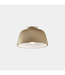 Miso 29cm Bowl Semi Flush Ceiling Light Gold E27 15W