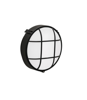 Fond Round Outdoor Bulkheads Wall Lamp Black E27 15W IP44-1