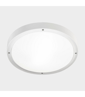 Basic 0cm Outdoor Flush White E27 30W IP66-1