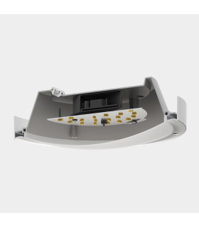 Basic 0cm Outdoor Flush White E27 30W IP66-2
