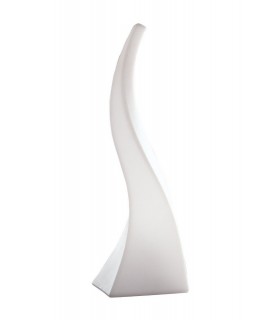Table Lamp 1 Light E27 Large Outdoor IP65 , Opal White - 1