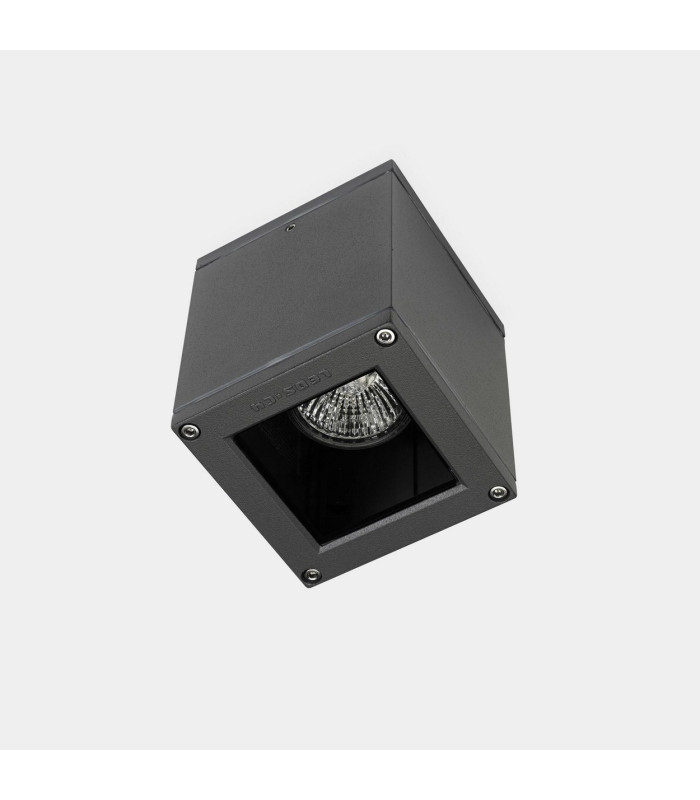 Afrodita Outdoor Surface Mounted Downlight 9cm Urban Grey GU10 8W IP54
