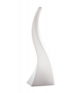 Table Lamp 1 Light E27 Large Indoor, Opal White - 1