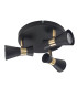Eufo Ceiling Spotlight Clusters Black Gold GU10 24W-1