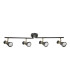 Eufo Ceiling Spotlight Bar Black Gold GU10 32W-3