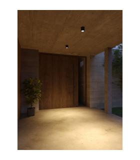 Orion Outdoor Surface Mounted Downlight Black LED 8W IP54-2