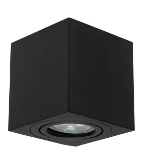Era Surface Square Surface Mounted Downlight Black GU10 8W-1