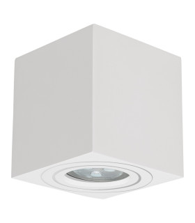 Era Surface Square Surface Mounted Downlight White GU10 8W-1