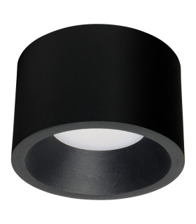 Jet 12cm Surface Mounted Downlight Black LED 10.9W CCT 2700-3200-4000K On-Off-1