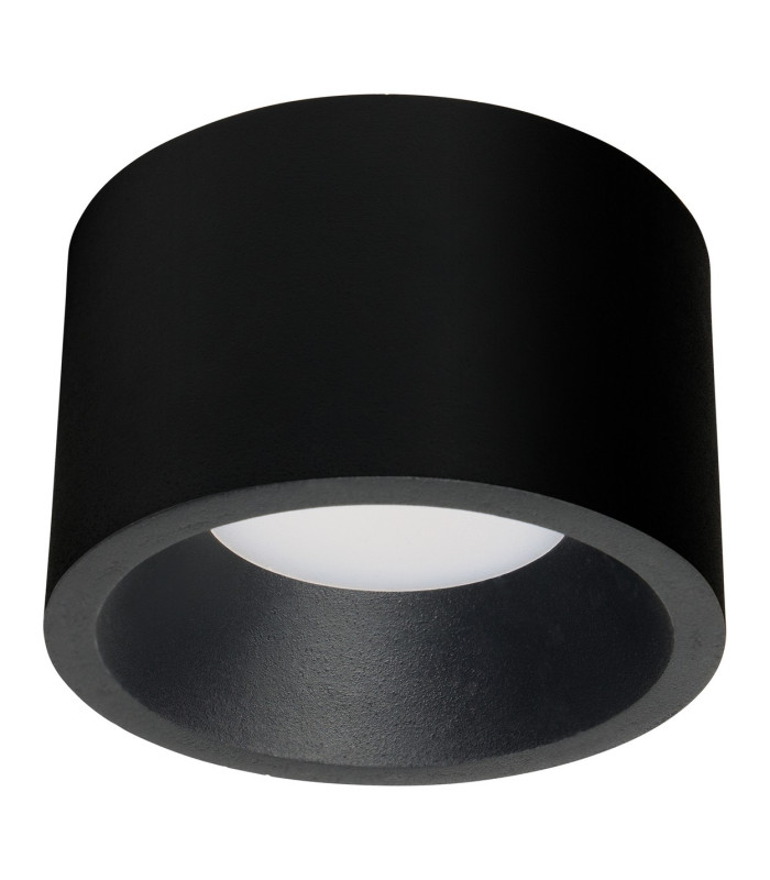 Jet 12cm Surface Mounted Downlight Black LED 10.9W CCT 2700-3200-4000K On-Off-1