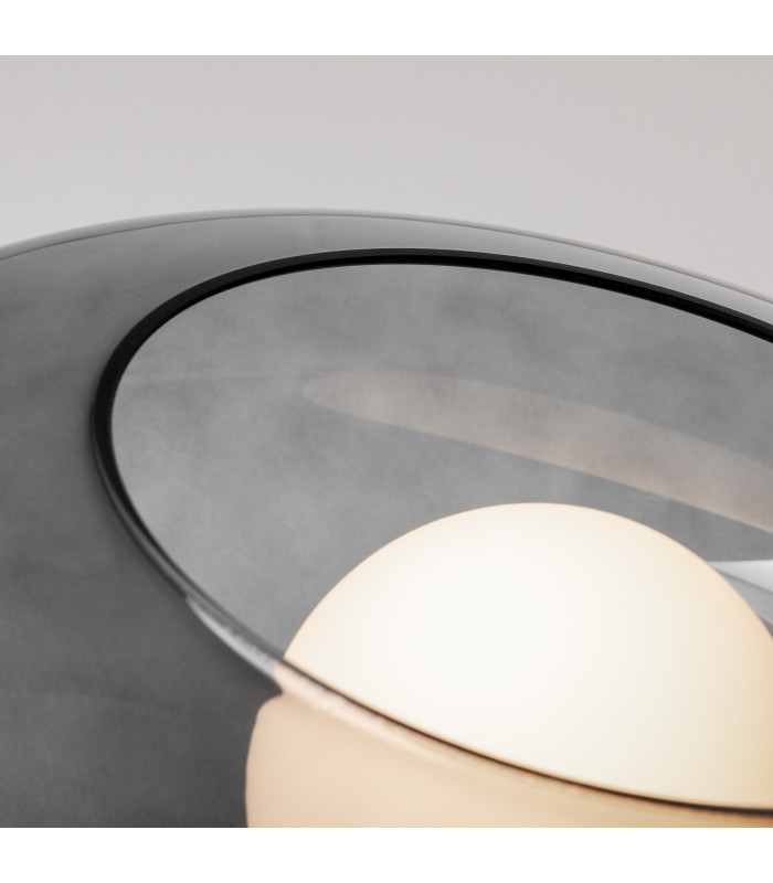 Trip Glass Bowl Wall Lamp Fumé E14 9W-3