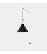 Super Dome Wall Lamp Black E27 15W-1