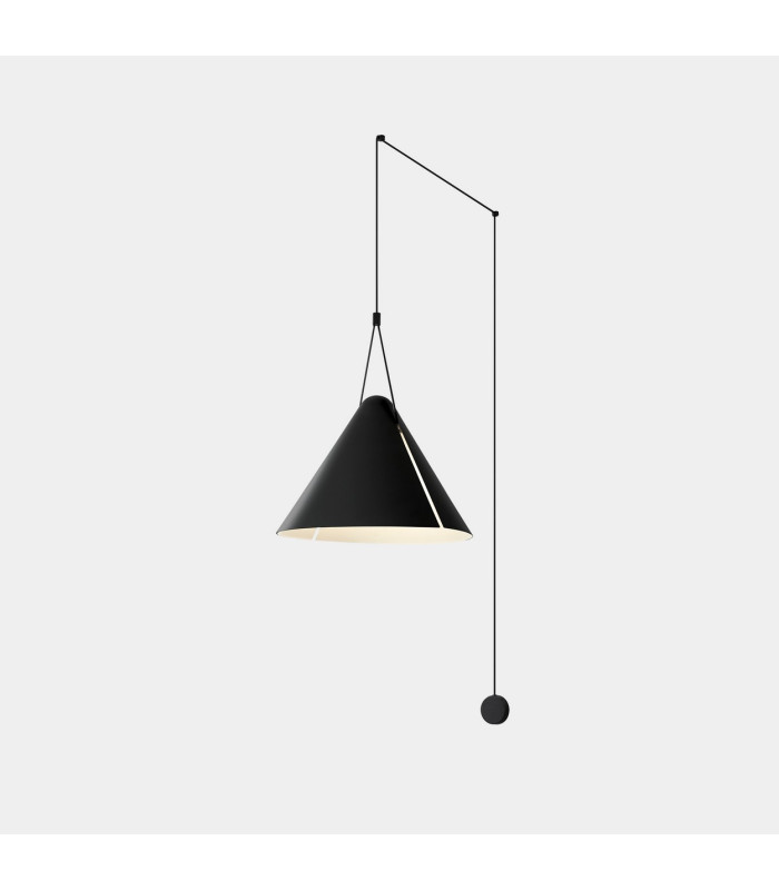 Super Dome Wall Lamp Black E27 15W-1