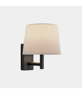 Metrica Wall Lamp with Shade Black E27 15W