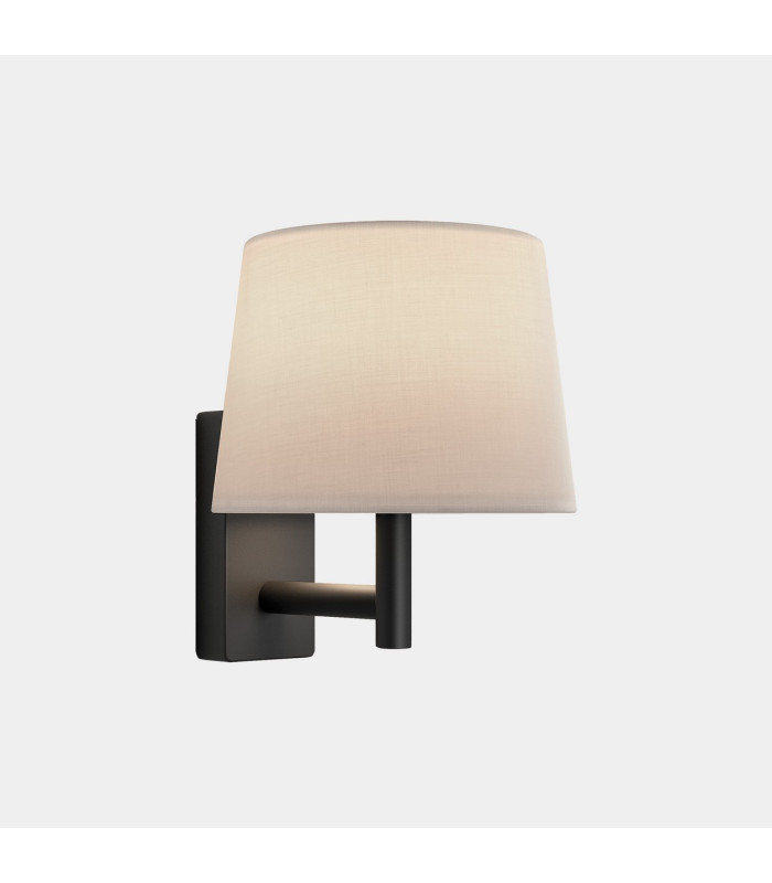 Metrica Wall Lamp with Shade Black E27 15W