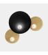 Trip 54cm Integrated LED Wall Lamp Black/Matt Gold E14 27W-1