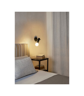 Nude Wall Lamp Black E27 15W-2